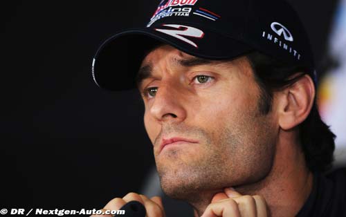 Webber apologised after press conference