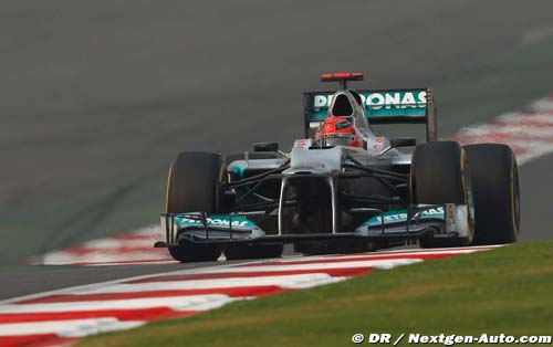 Mercedes espère renouer avec les points