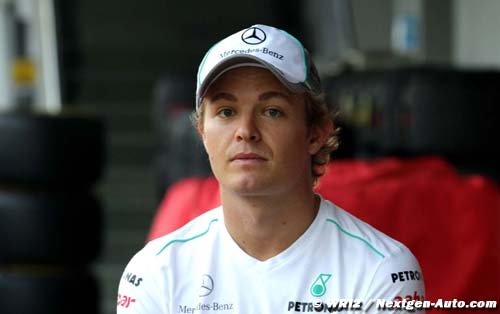 Rosberg thankful to escape unhurt