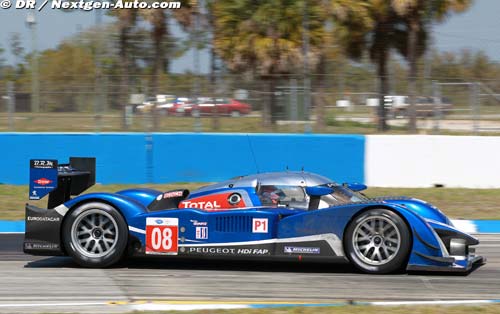 Triplé Peugeot aux essais libres à Spa