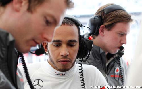 Hamilton has started work at Mercedes