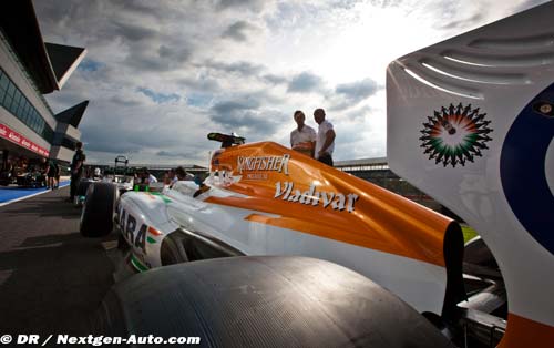 Force India vise le top 5 pour 2013