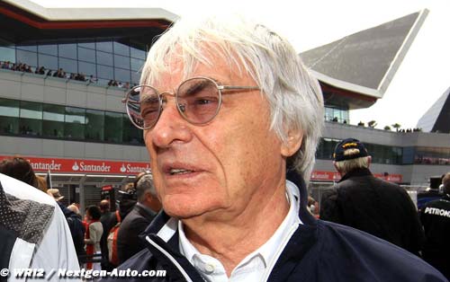 Ecclestone pas contrarié par l'abse