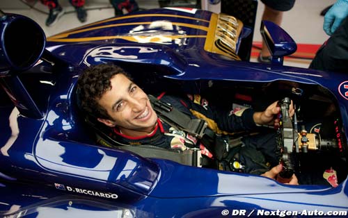Ricciardo a découvert sa nouvelle STR8
