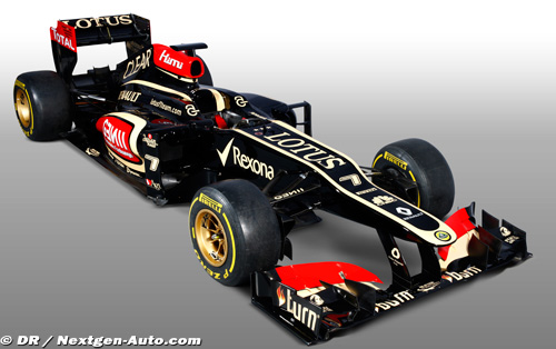 Lotus reveals its new E21 F1 car