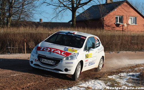 Latvia ERC pace shocks debutant Lefebvre