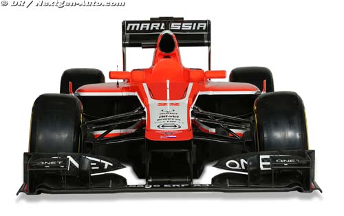 La MR02, première Marussia avec le KERS