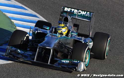 Rosberg a le sourire malgré les soucis