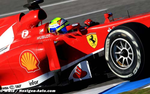 Felipe Massa a le sourire après la (...)