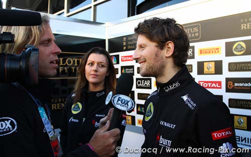 Interview de Romain Grosjean