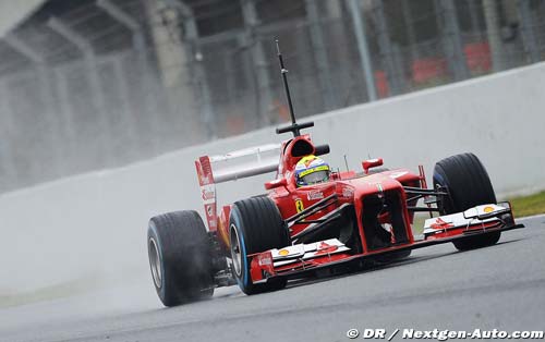 Teams sample Pirelli's wet-weather