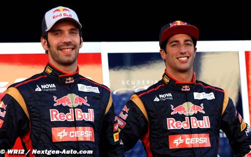 Vergne et Ricciardo, pas d'amitié