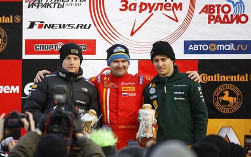 Kimi stars on the ice in Moscow