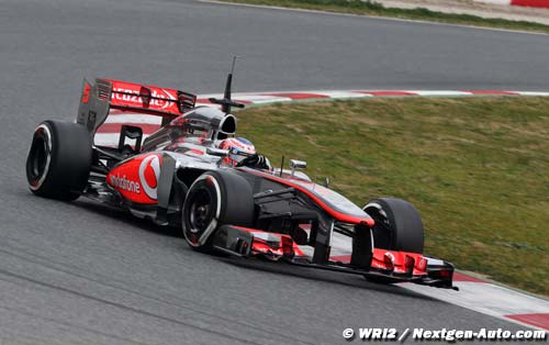 Button rassure sur la McLaren MP4-28