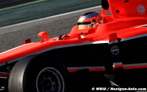 Jules Bianchi en piste pour Marussia