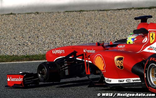 Ferrari confirme une casse de suspension