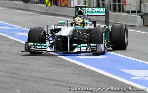 Mercedes termine ses essais hivernaux