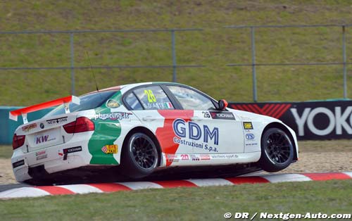 Stefano d'Aste shakes down his BMW