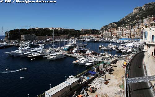 Briatore's yacht moored in Monaco