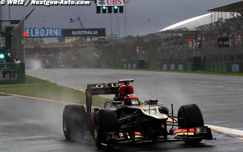 Bonne journée pour Lotus malgré la pluie