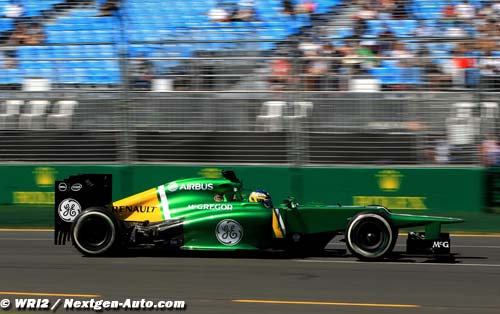 Caterham dominé par Marussia