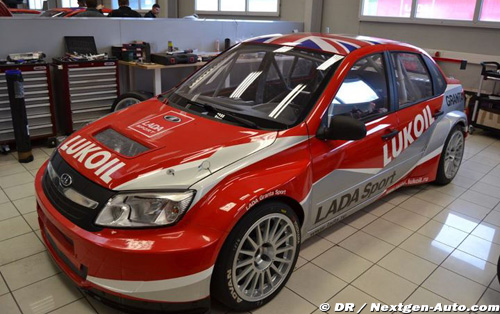 Lada Sport shakedown cars in France