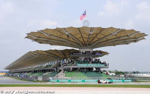 Deux zones DRS à Sepang