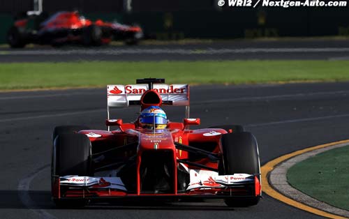 Ferrari actually fastest in Australia -