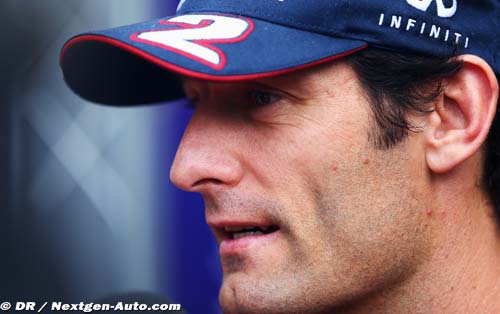 Mark Webber fait la tête