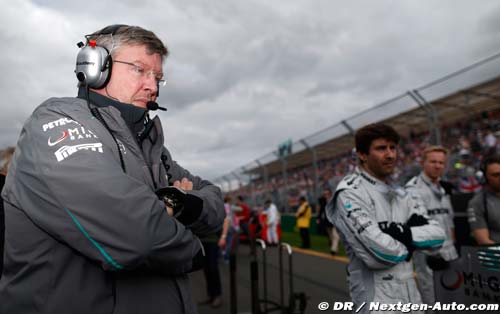 Brawn : Pas de n°1 chez Mercedes