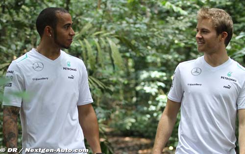 Hamilton : Rosberg a clairement (...)
