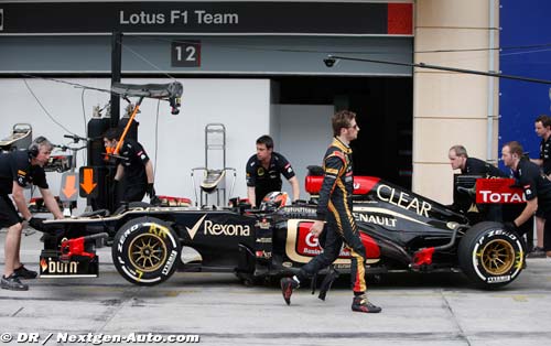 Grosjean et Lotus se sont mal compris en