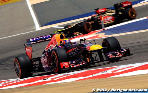 Webber fortement limité par ses pneus