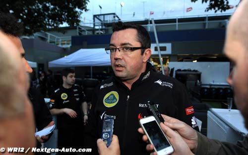 Lotus doit améliorer son rythme (...)