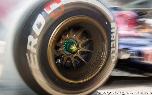 Red Bull souhaite que Pirelli modifie