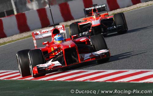 Alonso compétitif mais prudent