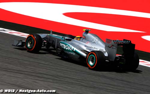 Mercedes not expected to win in Spain