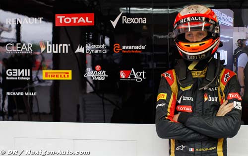 Week-end noir pour Grosjean