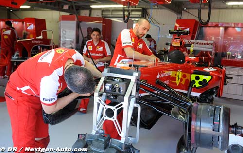 Ferrari: Work on a tight schedule
