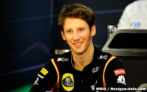 Grosjean se méfie de la météo