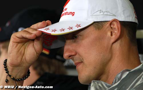 Schumacher not regretting F1 retirement