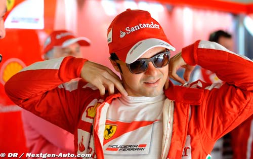 Felipe Massa retourne à l'usine