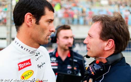 Horner says Red Bull support Webber