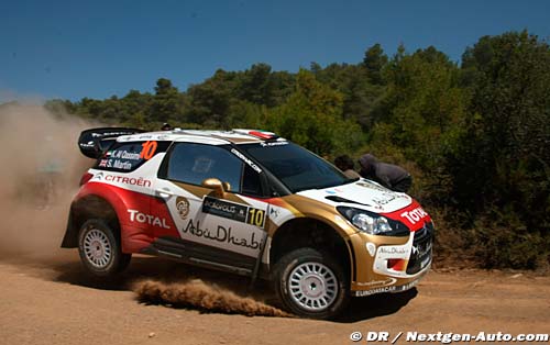 Kris Meeke with Citroën in Finland