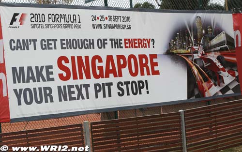 Singapour sera prête à temps pour la F1