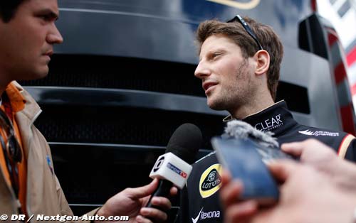 Grosjean optimiste pour la course