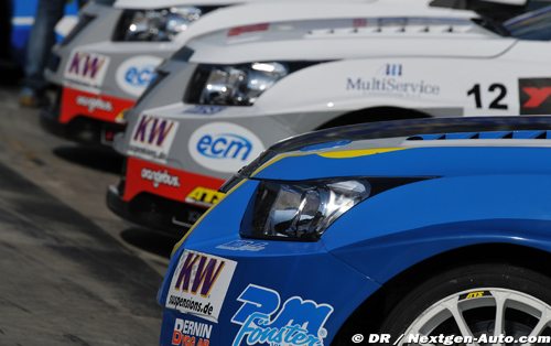 WTCC cars travel by train and ship