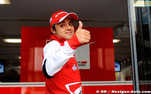 Massa at Maranello: a day with his (…)