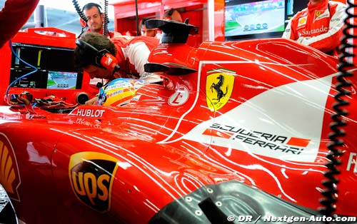 Alonso met 8 sur 10 à sa Ferrari