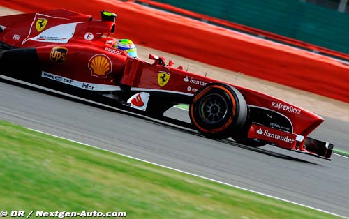 Rigon and Massa on track at Silverstone